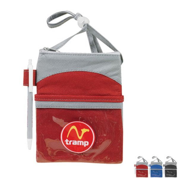 Non Woven Tradeshow Neck Wallet