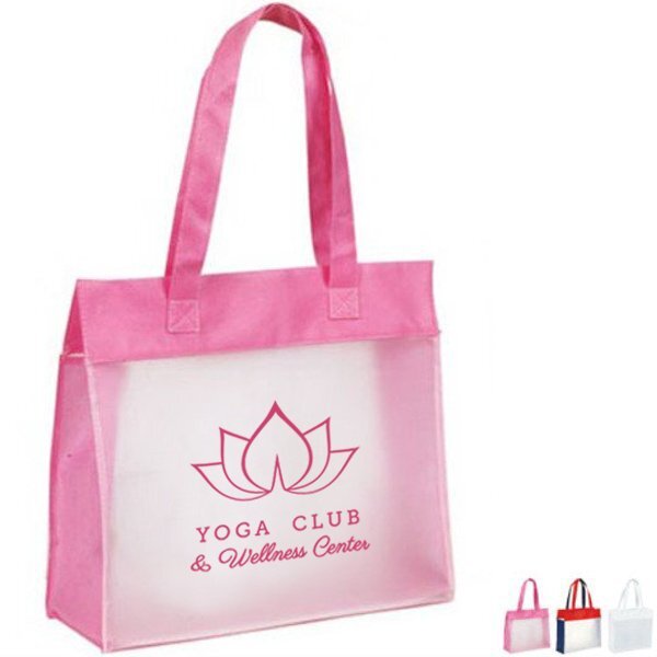 Cosmo Frosted PEVA Shopping Tote