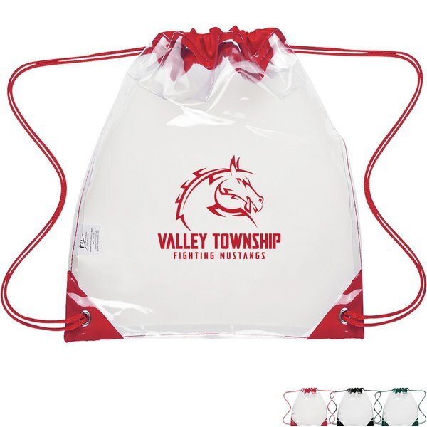 Small Clear Drawstring Backpack