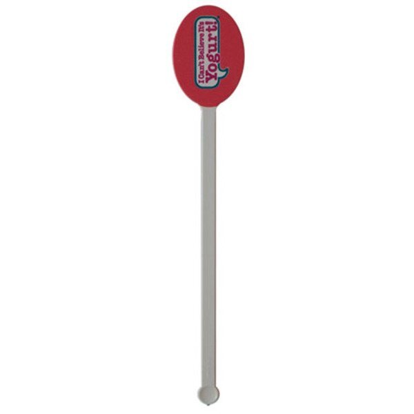 Upright Oval Plastic Drink Stirrer, 6"