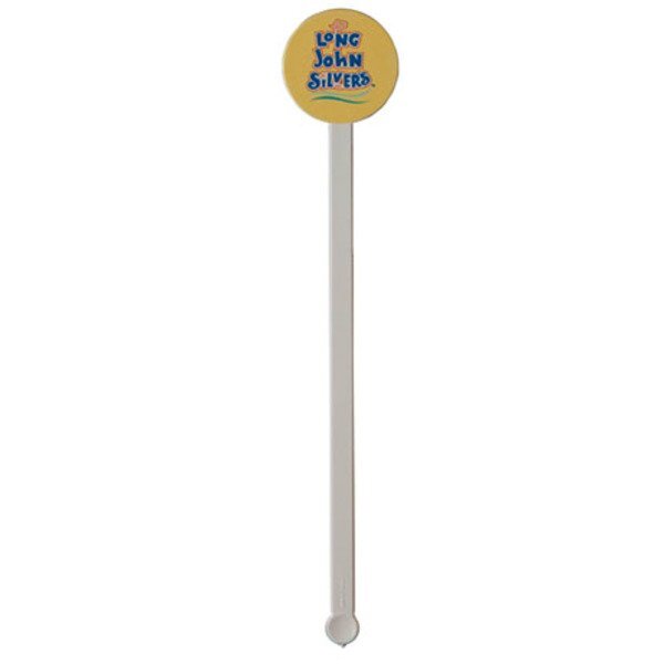 Round Plastic Drink Stirrer, 6"