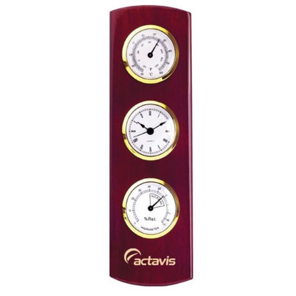 Weather Station Wall Clock