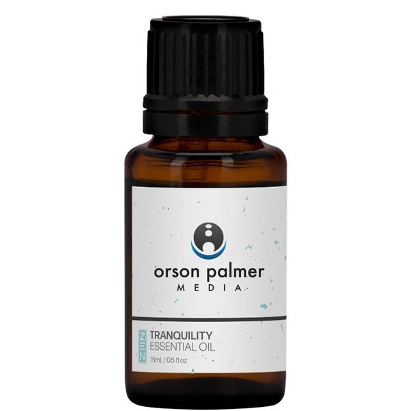 Tranquility Essential Oil Amber Dropper Bottle, 15ml.