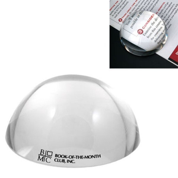 Crystal Dome Magnifier Paperweight