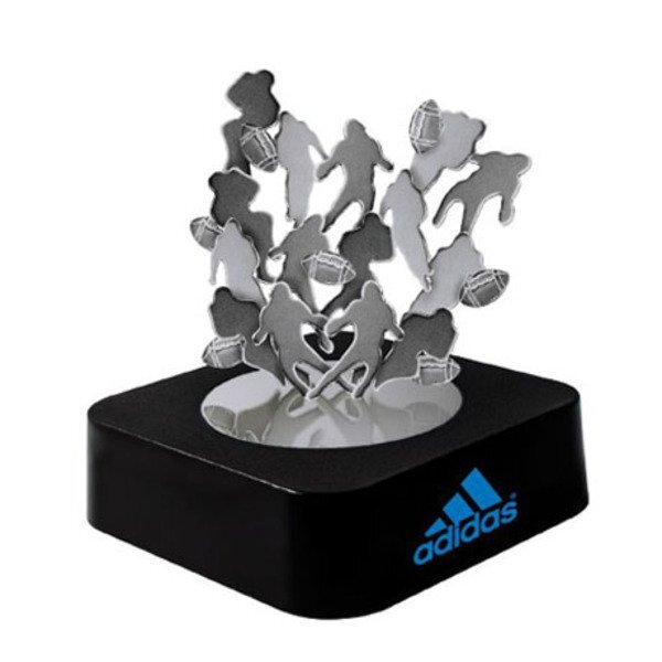 Football-Themed Magnetic Sculpture Block