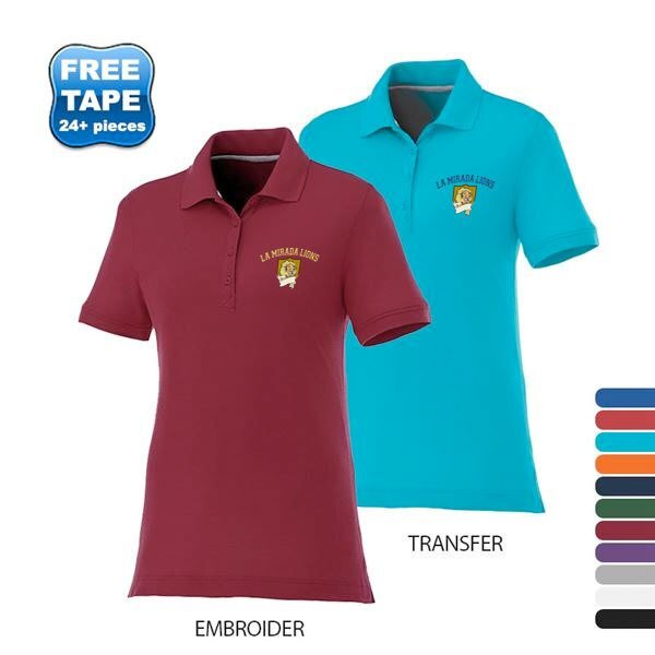 Crandall Ladies' Poly Cotton Pique Polo