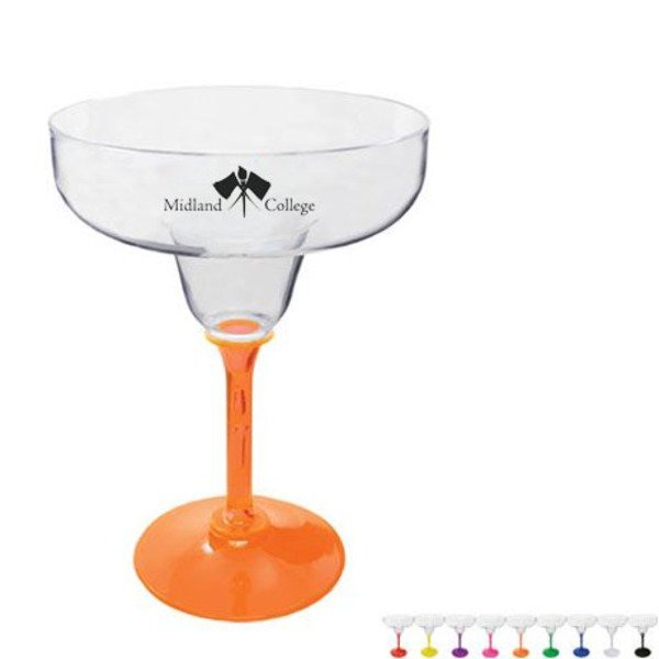 Plastic Margarita Glass, 12oz.