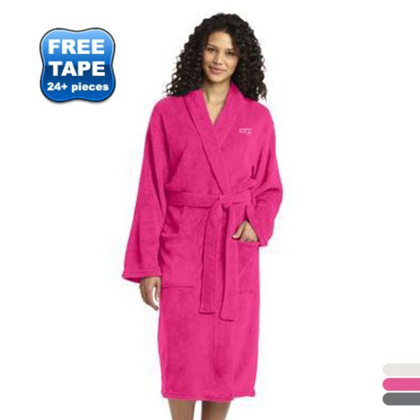 Port Authority® Plush Microfleece Shawl Collar Robe