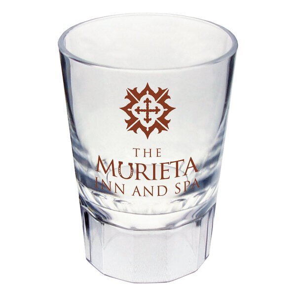 Fluted Plastic Shot Glass, 2oz.