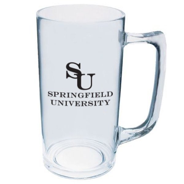Plastic Beer Mug, 12oz.