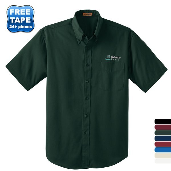 CornerStone® SuperPro™ Twill Men's Short Sleeve Shirt