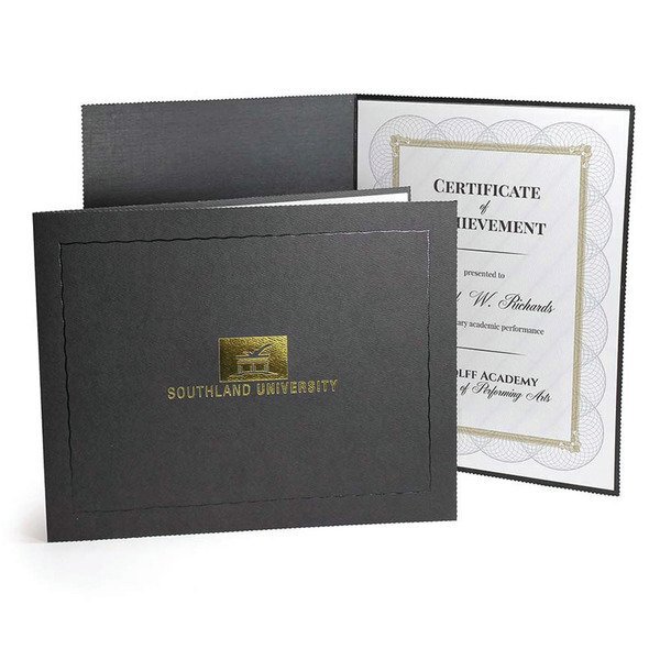 Deckled Edge Certificate Frame