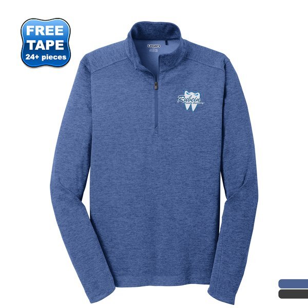 OGIO® Pixel Men's Performance Knit Quarter Zip