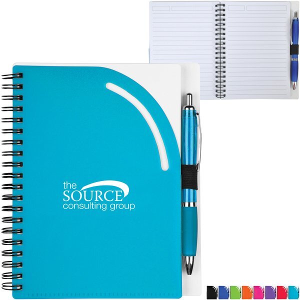 Curvy Top Journal & Pen Set, 5-3/4" x 7"