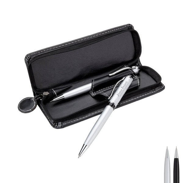 Twist-Action Ballpoint Pen & Pencil Set