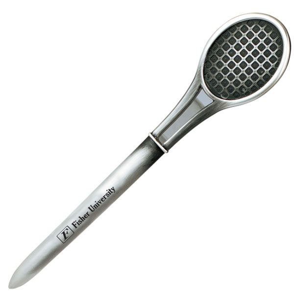 Metal Tennis Racket Letter Opener