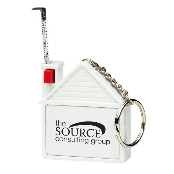 House Tape Measure Keychain
