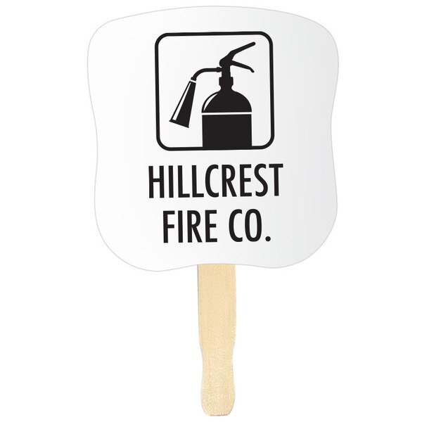 Hourglass Hand Fan