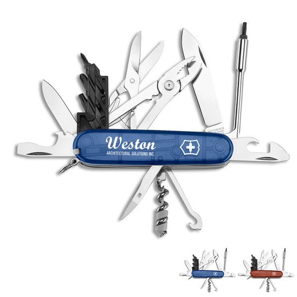 Cybertool 34 Swiss Army® Knife - Translucent Colors