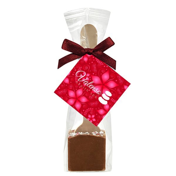 Hot Chocolate on a Spoon, Belgian Milk Chocolate with Peppermint
