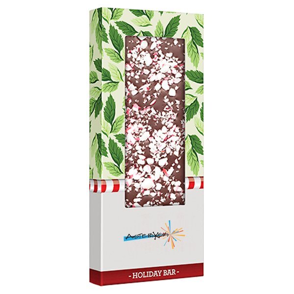 Gourmet Belgian Chocolate Bar with Peppermint, 3oz.