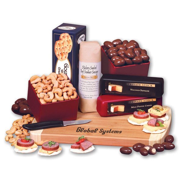 Gourmet Fare with Bamboo Cutting Board, Shelf Stable