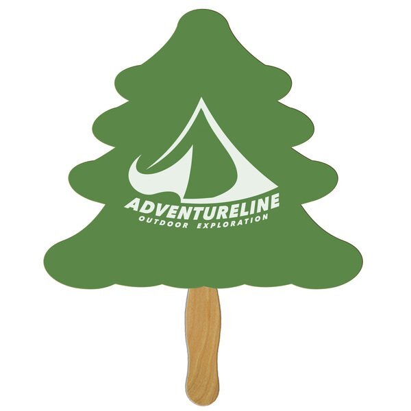 Evergreen Hand Fan