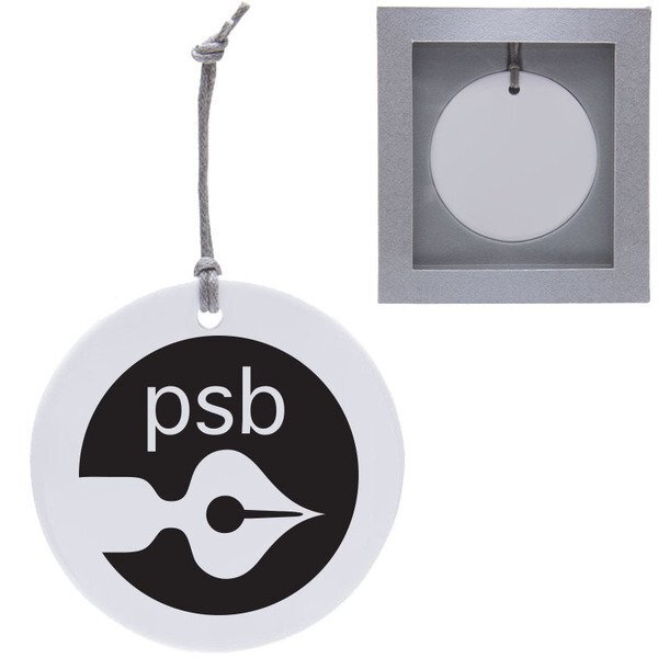 Circle Ceramic Ornament