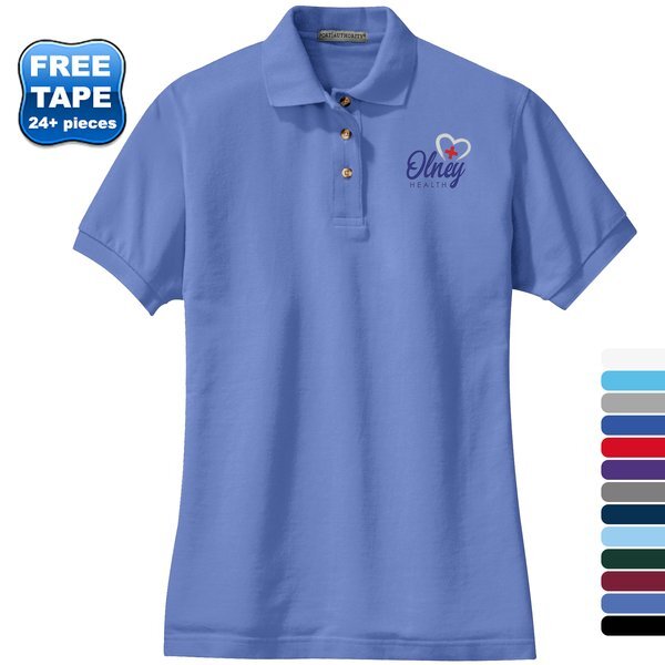 Port Authority® Cotton Pique Knit Ladies' Polo