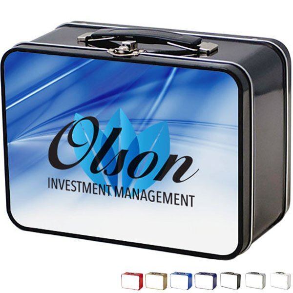 Retro Metal Lunch Box