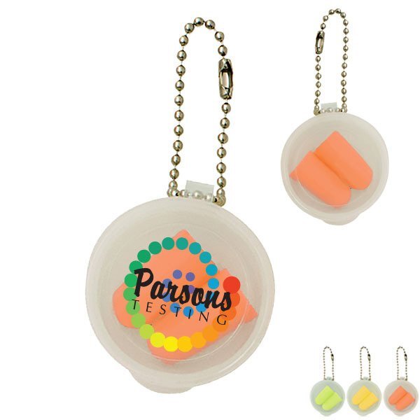 Foam Ear Plugs in Round Case