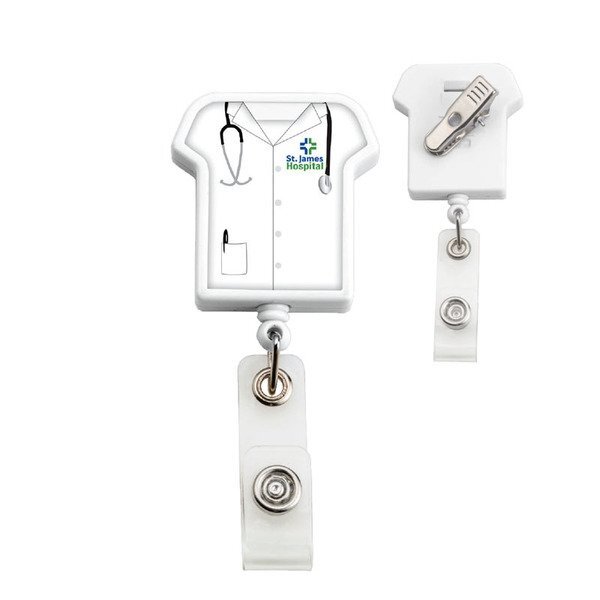 Uniform Retractable Badgeholder, Alligator Clip