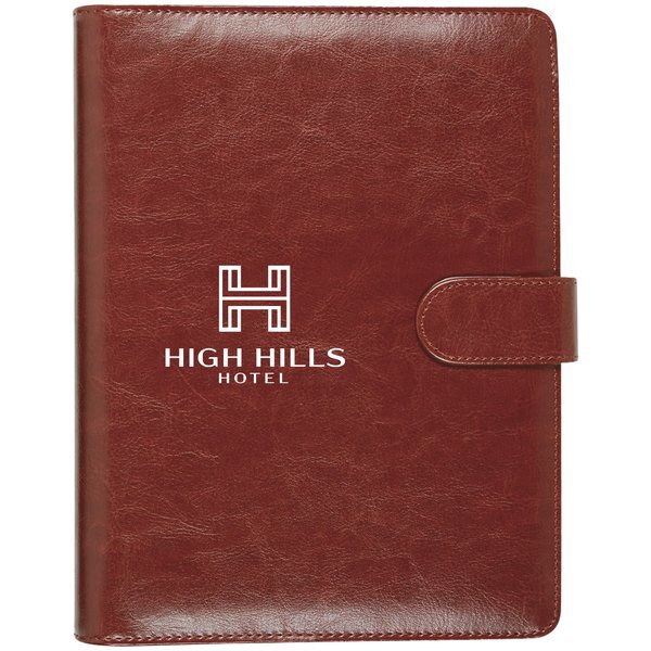 Leather Look Personal Notebook, 7" x 9-1/4"