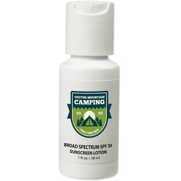 SPF 30 Sunscreen Bottle, 1oz.