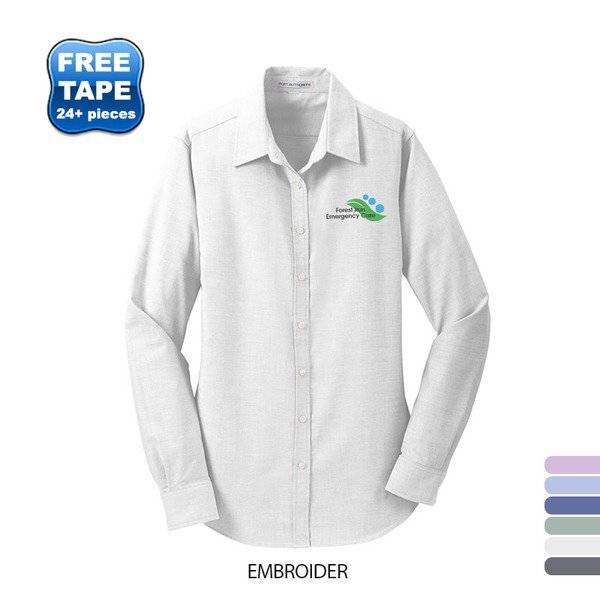 Port Authority® SuperPro™ Oxford Ladies' Shirt