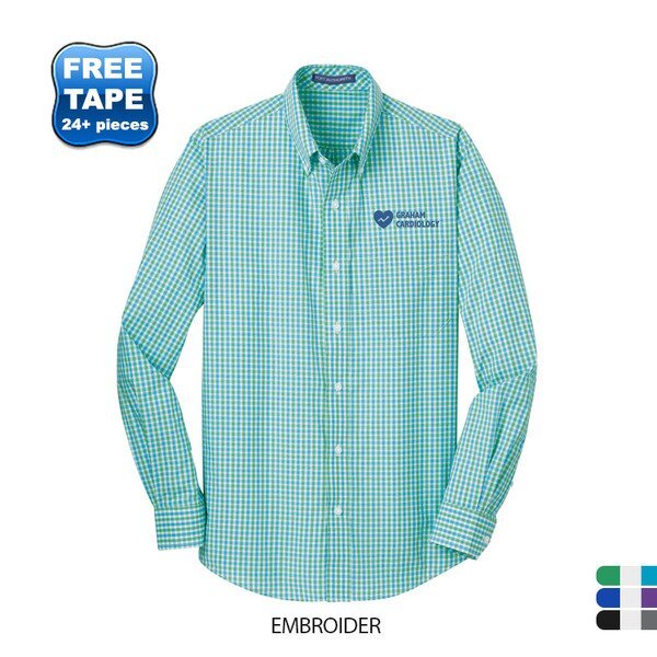 Port Authority® Gingham Easy Care Men's Shirt