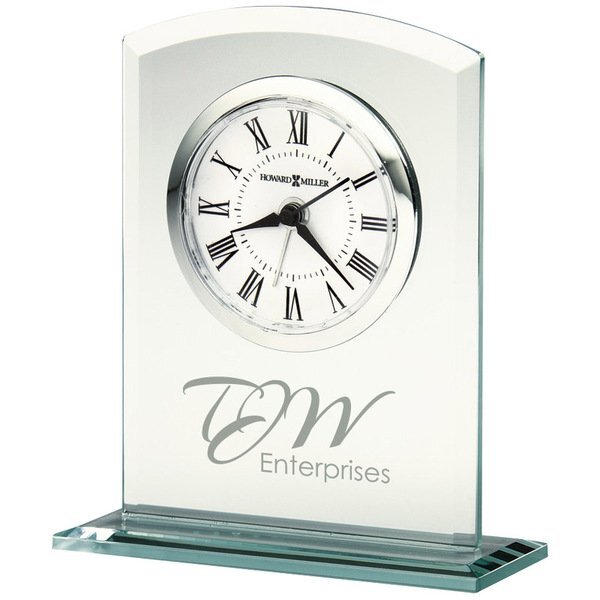 Howard Miller® Medina Beveled Glass Tabletop Clock