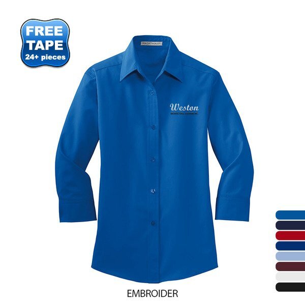 Port Authority® Easy Care Ladies' 3/4 Sleeve Shirt