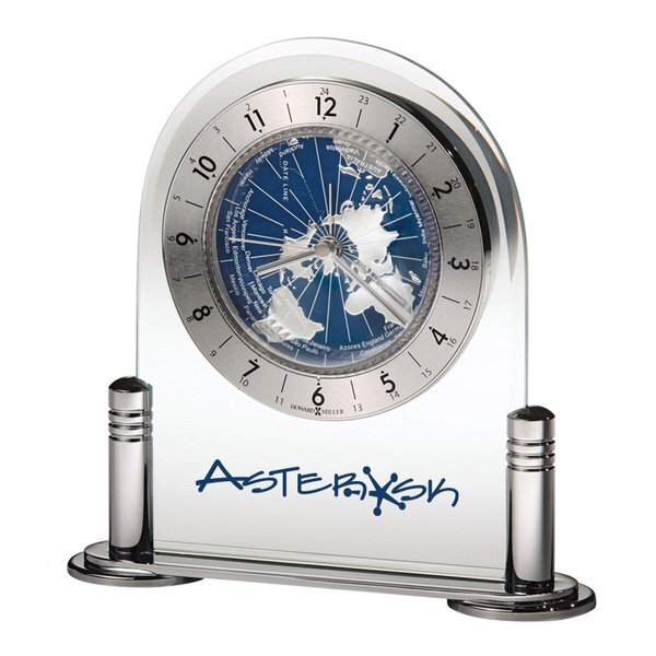 Howard Miller® Discoverer Glass Clock