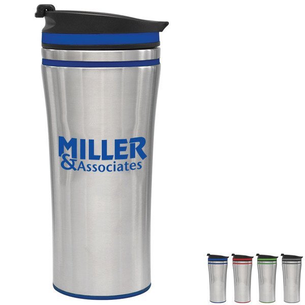 Verona Stainless Steel Tumbler, 14oz.