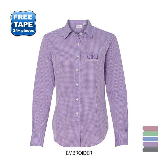 Van Heusen® Non-Iron Gingham Check Ladies' Shirt