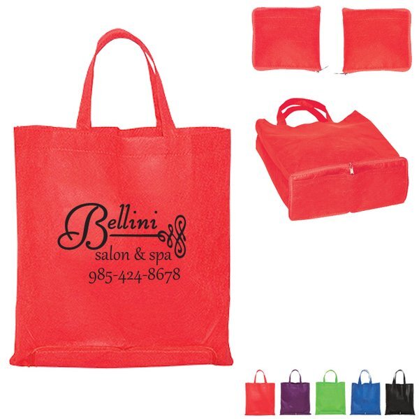 Daisy Day Zippered Folding Tote
