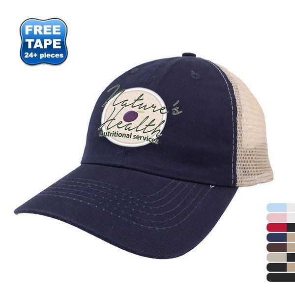 Chino Mesh Back Unconstructed Cap