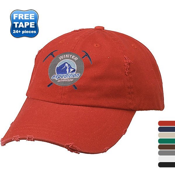 Distressed Chino Unconstructed Cap