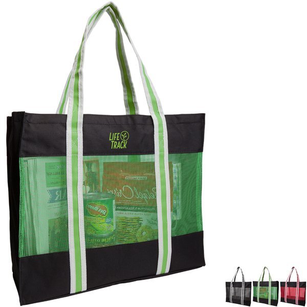 Around Beach & Town Mesh Tote
