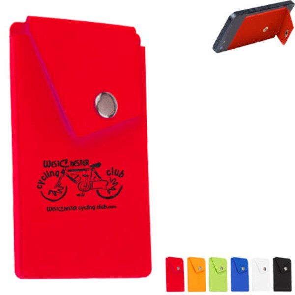 Snap Pocket Silicone Smart Phone Wallet