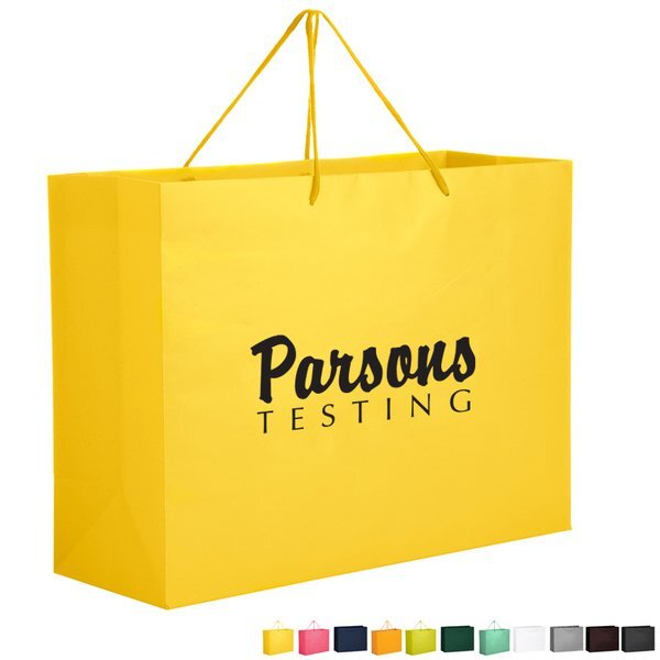 Matte Laminated Euro Tote Bag 16" x 12"