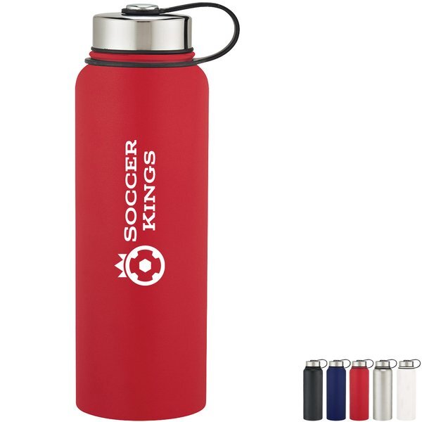 Trendy Stainless Steel Vacuum Insulted Bottle, 40oz