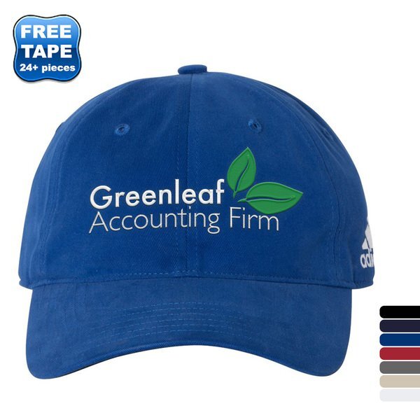adidas® Brushed Cotton Twill Cresting Unconstructed Cap