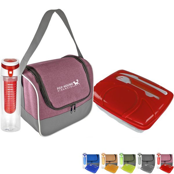 Ridge Chic Infuser Bottle Lunch to Go Set